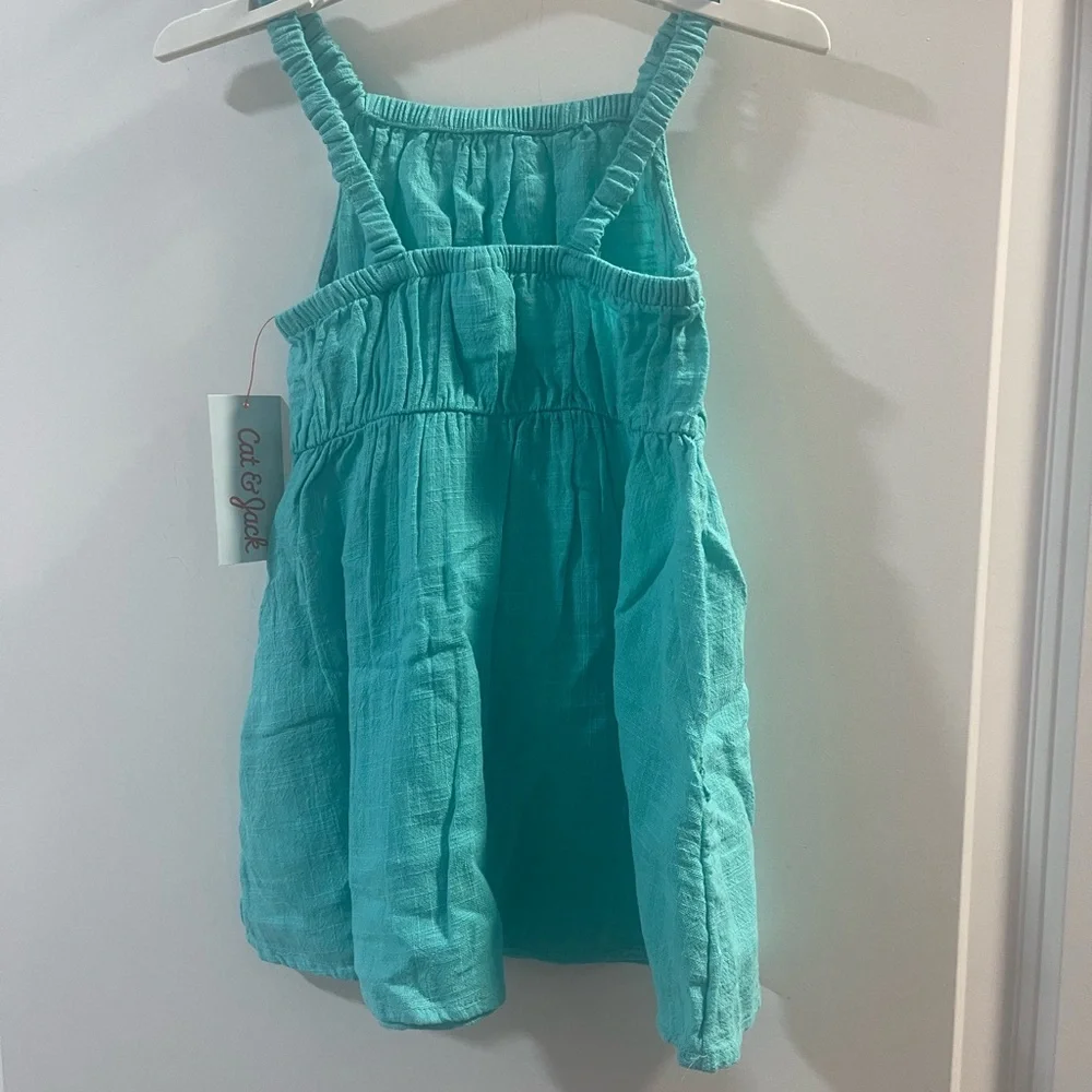 Kids Teal Summer Dress Cat And Jack Size 2T
